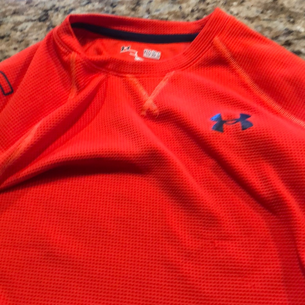 Under armour orange thermal long sleeve